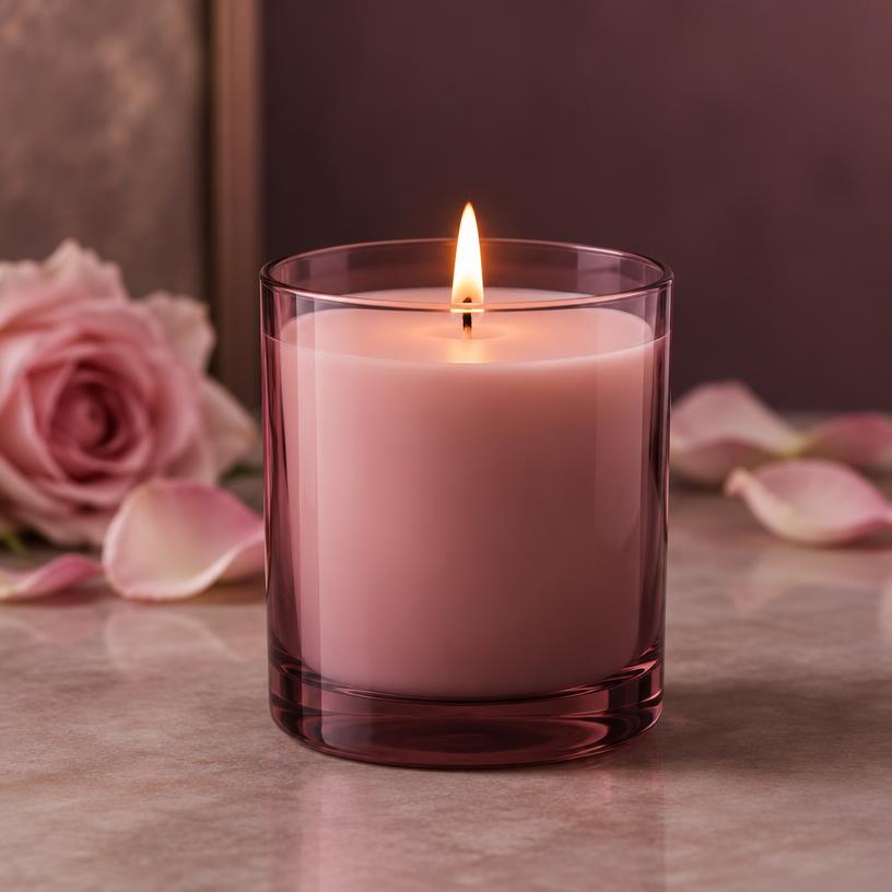 Art-directed pink florals and purple silk